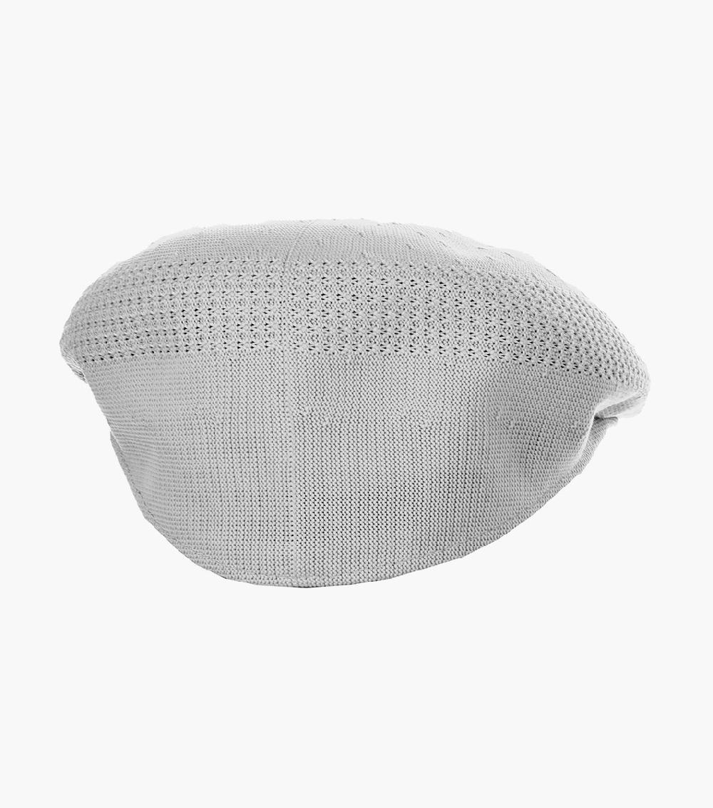 Stacy Adams Jameson Flat Cap Knit Polyester Hat Men’s Hats