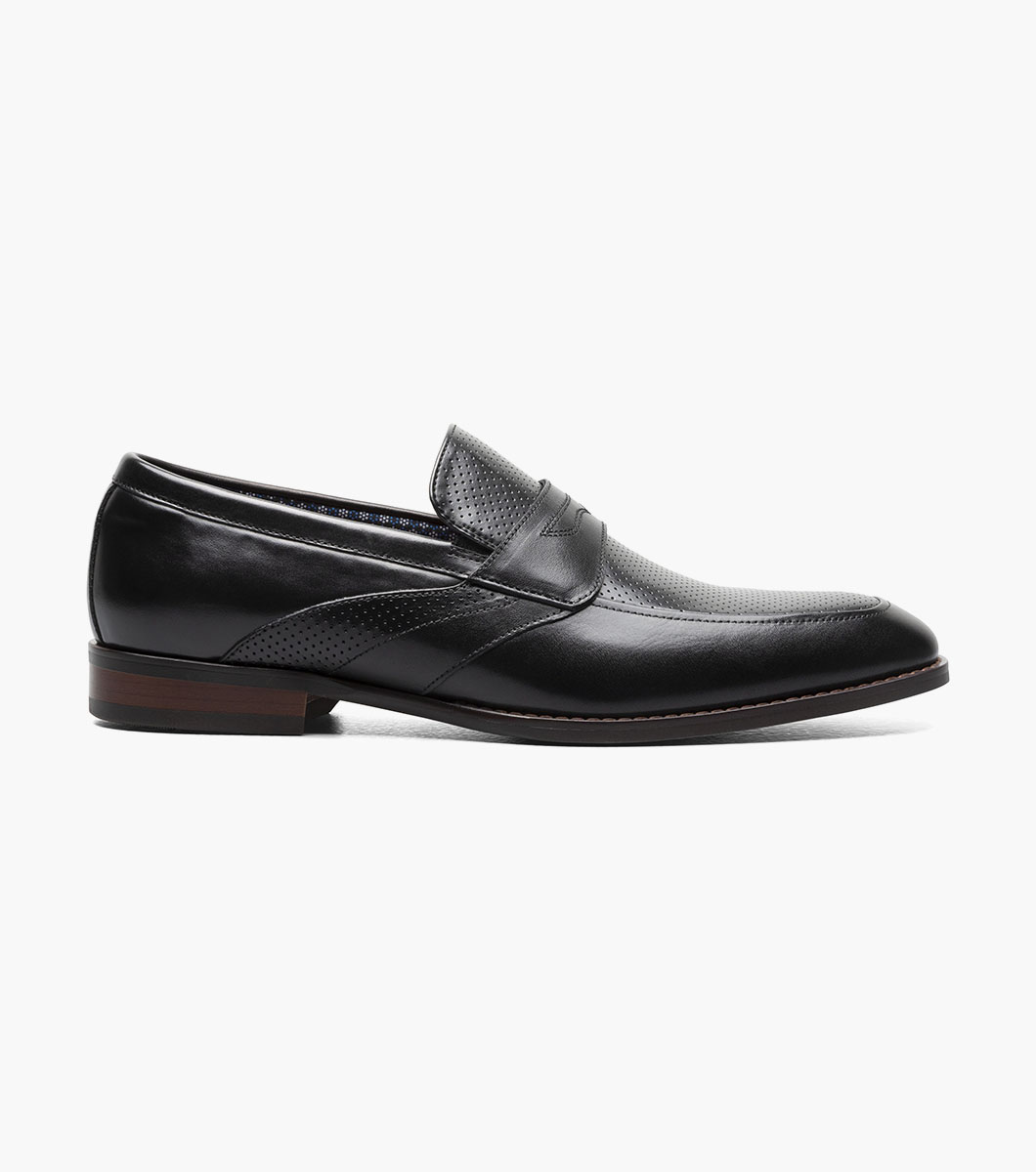 Stacy Adams Karnes Moc Toe Penny Slip On Men’s Dress Shoes