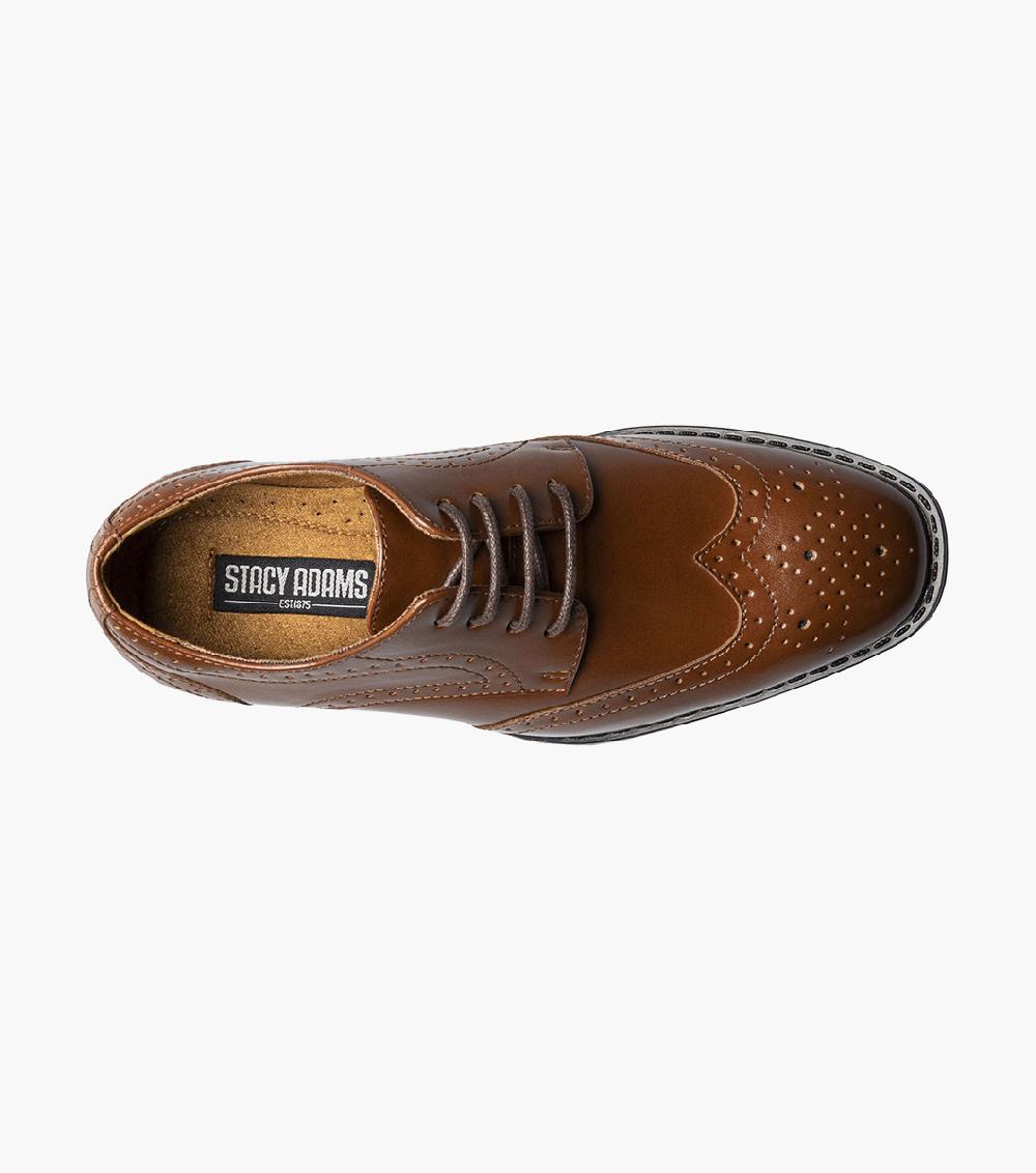 Stacy Adams Kids Kaine Wingtip Oxford Kids Shoes On Sale