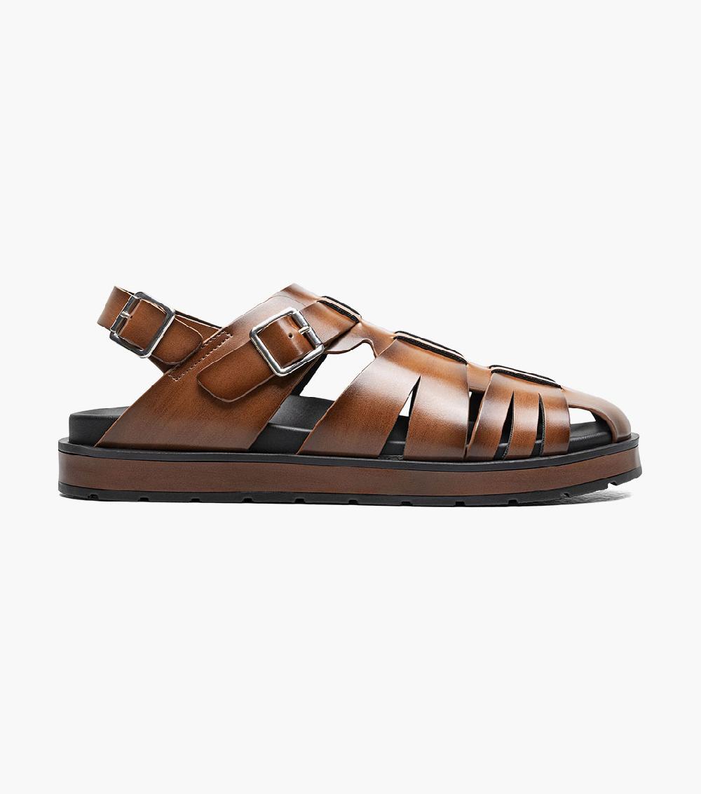 Stacy Adams Largo Slingback Buckle Sandal Men’s Casual Shoes