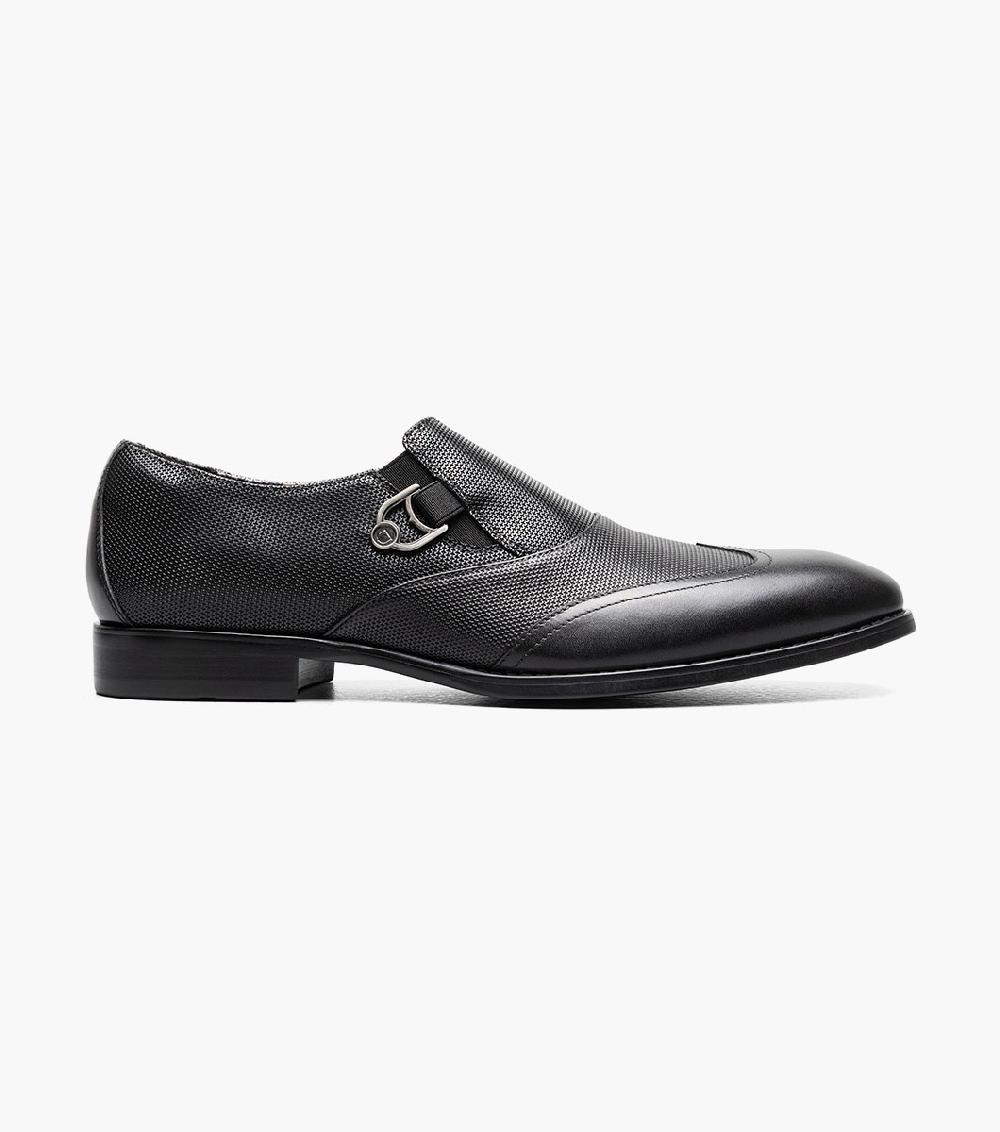 Stacy Adams Lockwood Wingtip Ornament Slip On Men’s Dress Shoes