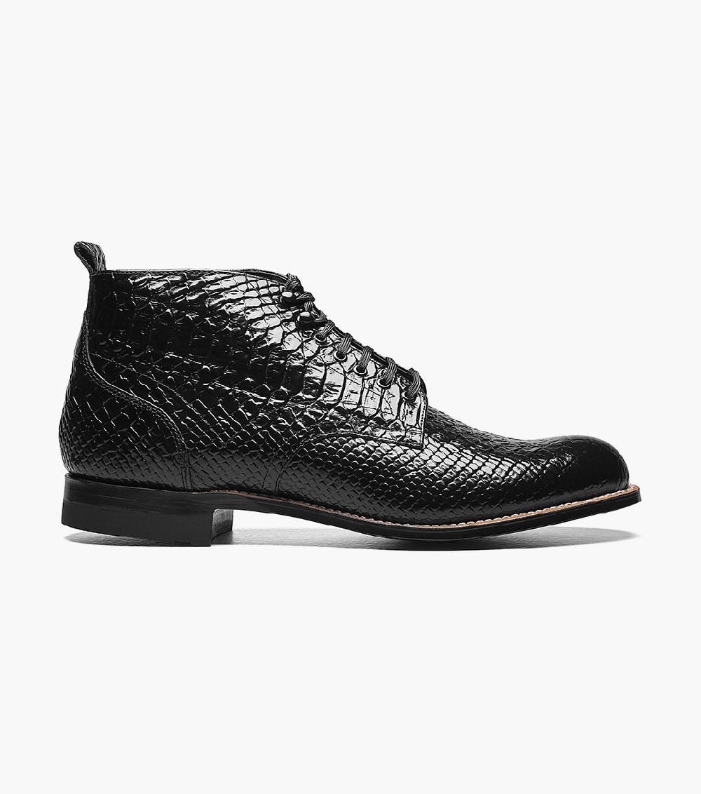 Stacy Adams Madison Anaconda Plain Toe Boot Men’s Dress Shoes