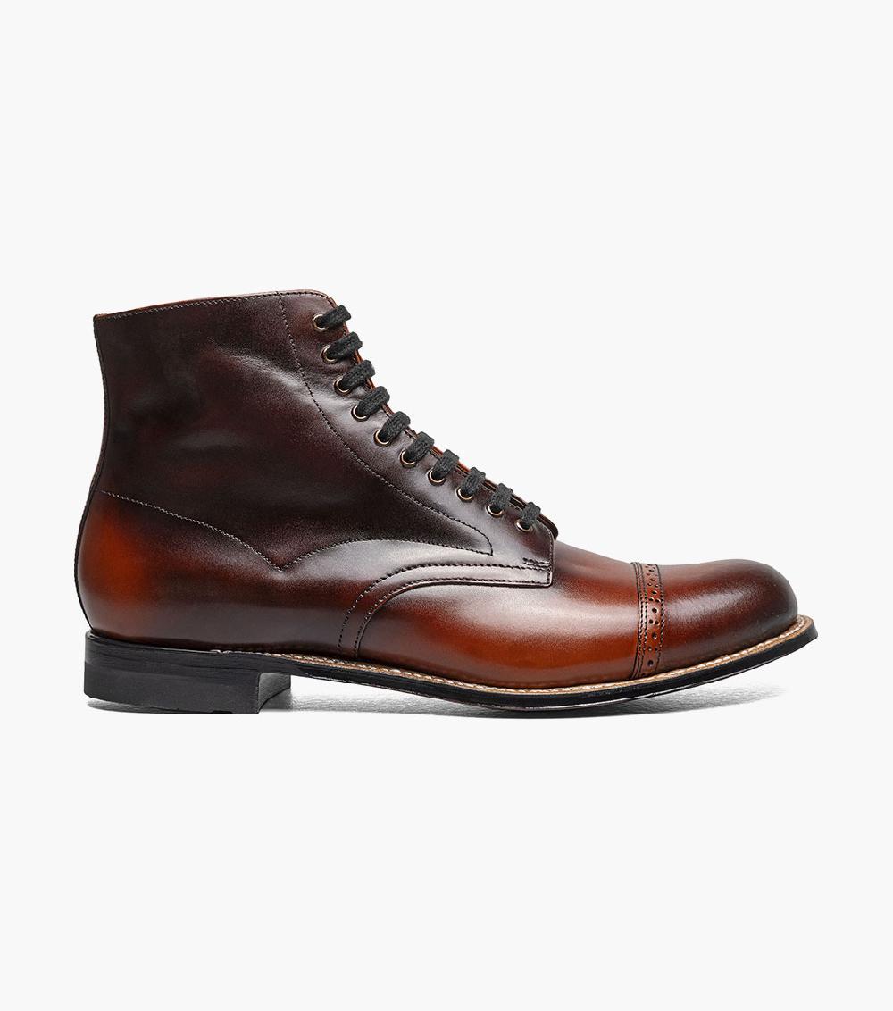 Stacy Adams Madison Cap Toe Lace Up Boot Men’s Dress Shoes