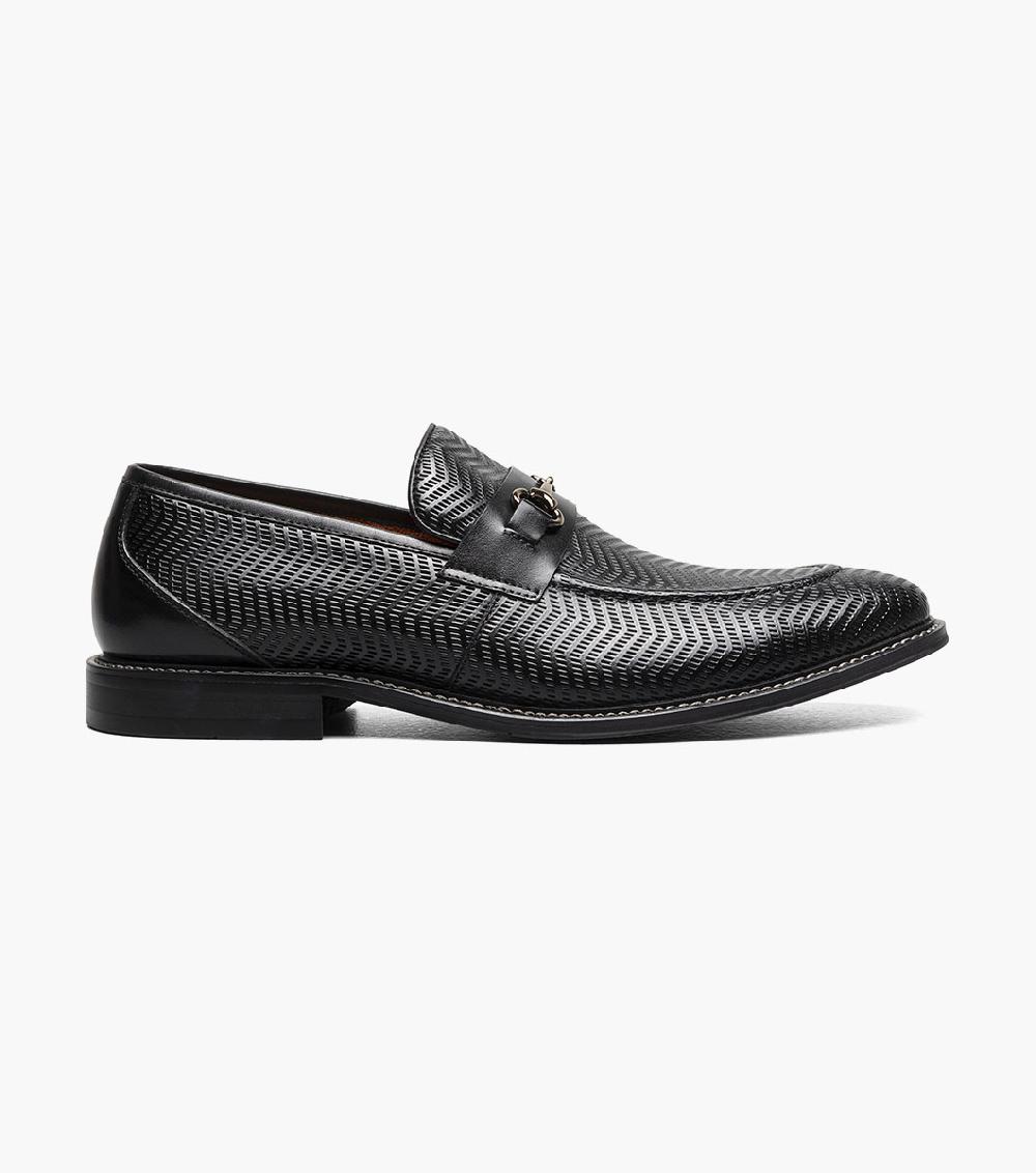 Stacy Adams Madsen Moc Toe Bit Slip On Men’s Dress Shoes