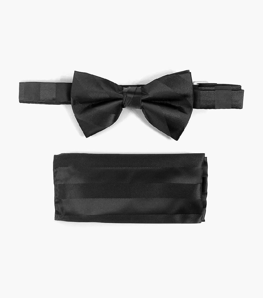 stacy adams Mason Bow Tie & Pocket Square Set Men’s Ties