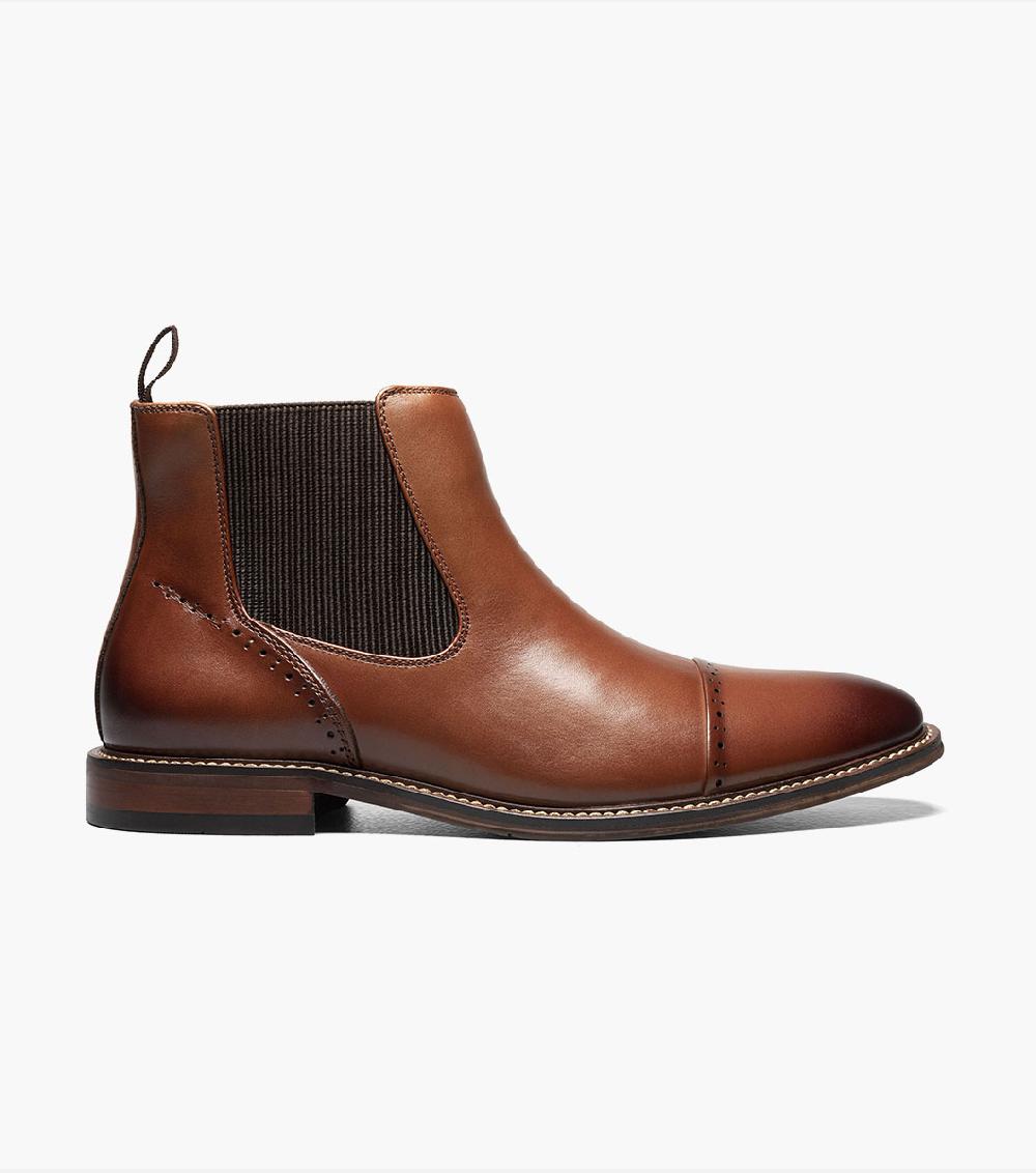 Stacy Adams Maury Cap Toe Chelsea Boot Men’s Dress Shoes