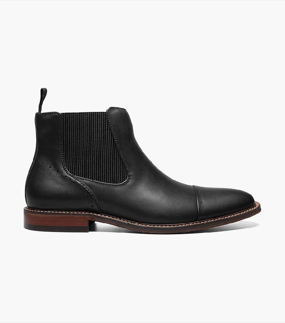 Stacy Adams Maury Cap Toe Chelsea Boot Men’s Dress Shoes