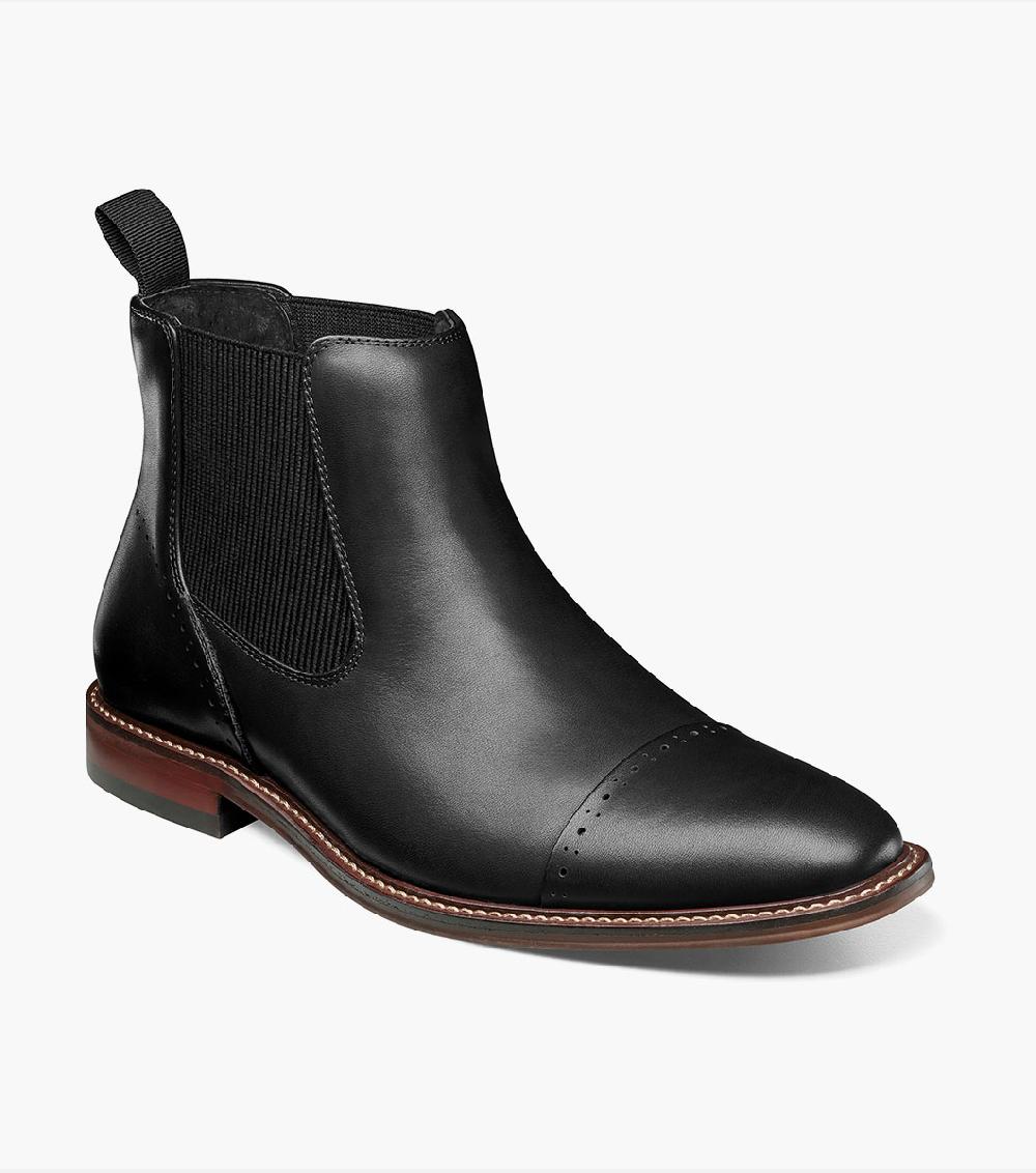 stacy adams Maury Cap Toe Chelsea Boot Men’s Dress Shoes