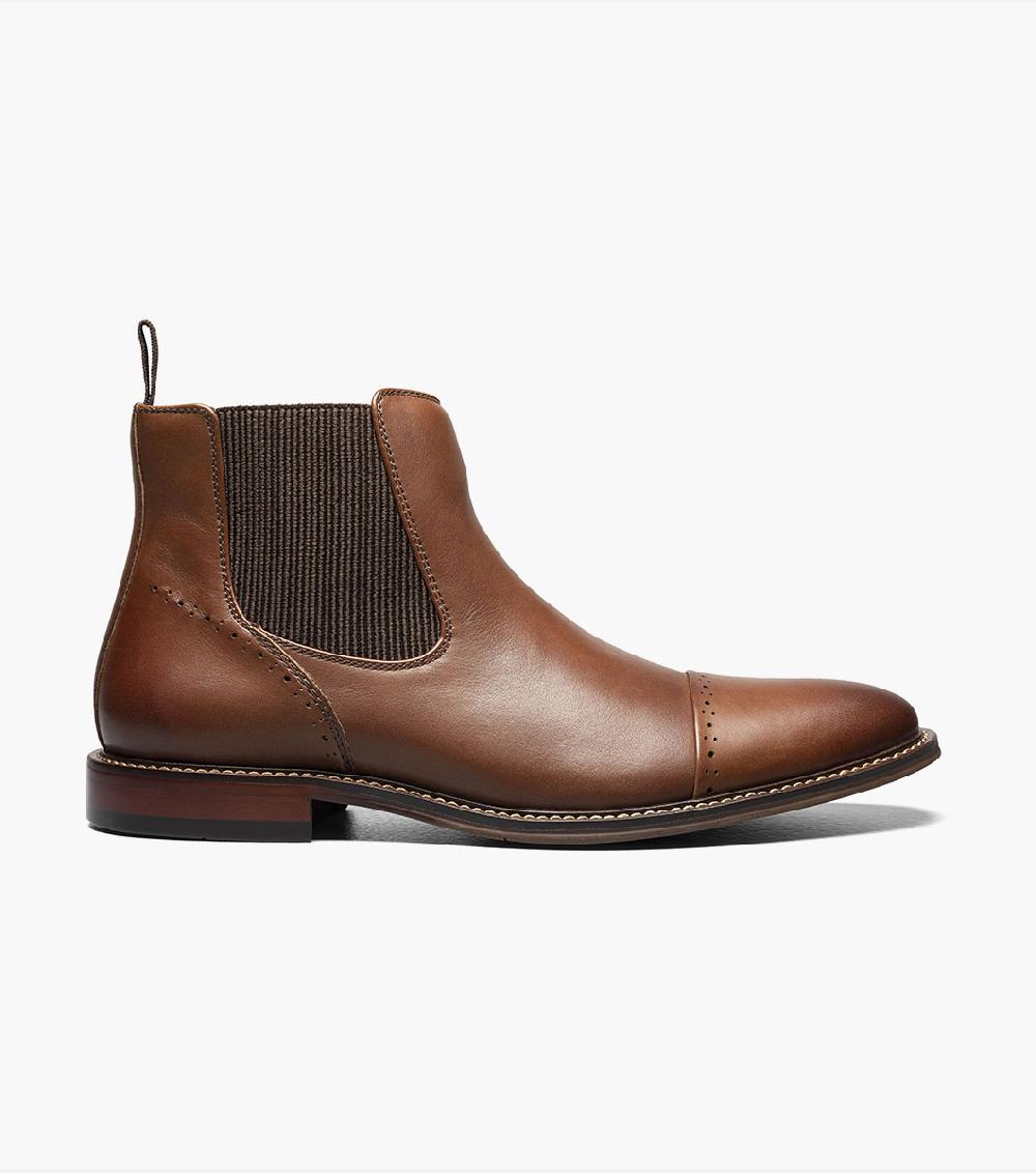 Stacy Adams Maury Cap Toe Chelsea Boot Men’s Dress Shoes