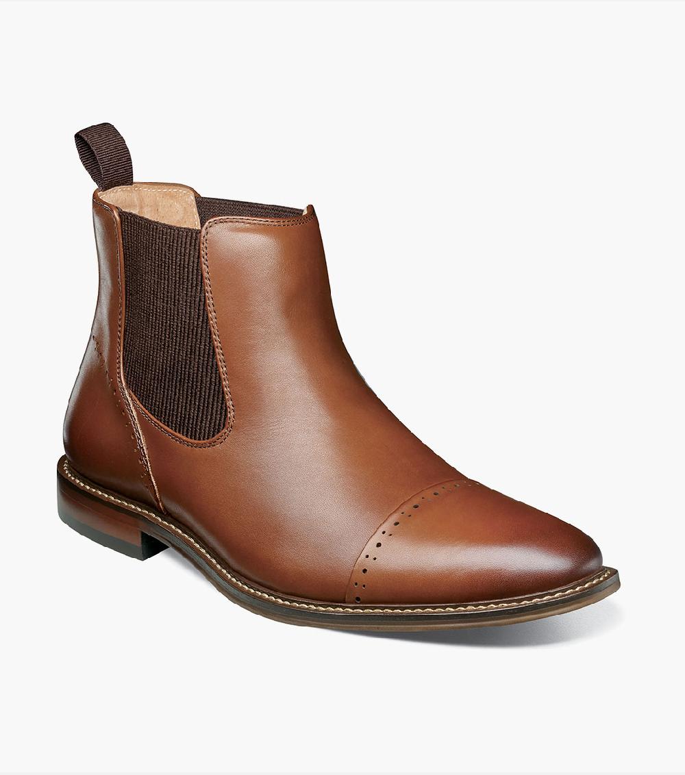 stacy adams Maury Cap Toe Chelsea Boot Men’s Dress Shoes