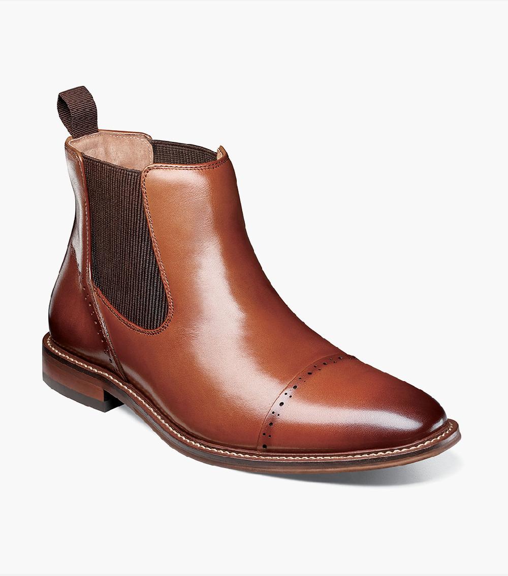stacy adams Maury Cap Toe Chelsea Boot Men’s Dress Shoes