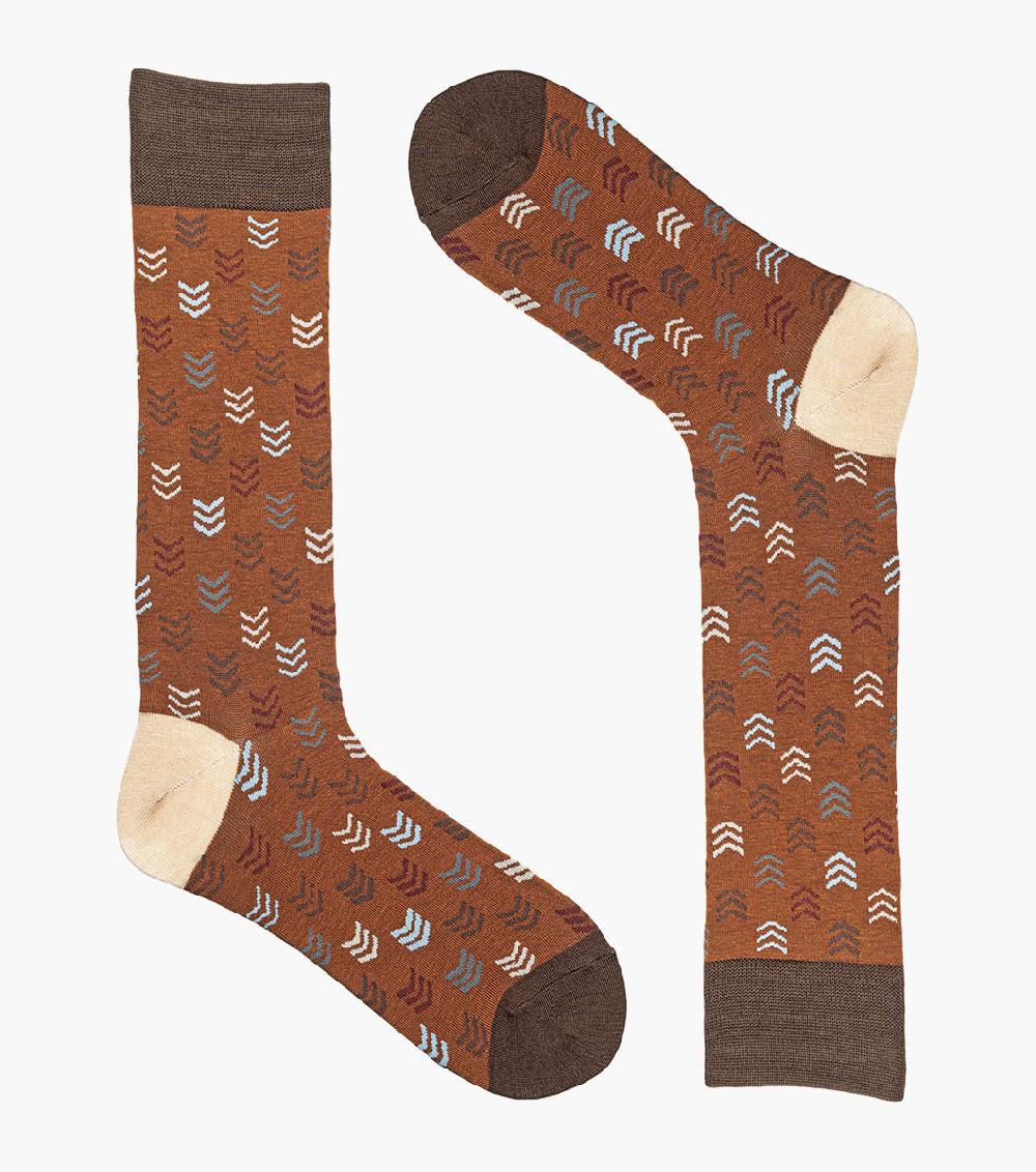 Stacy Adams Mini Chevron Men’s Crew Dress Sock Men’s Socks