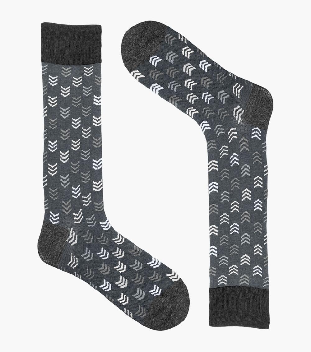 Stacy Adams Mini Chevron Men’s Crew Dress Sock Men’s Socks