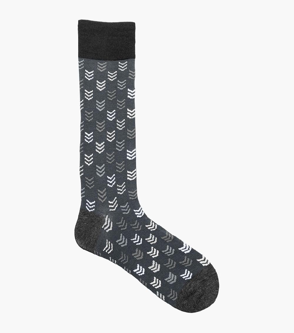 Stacy Adams Mini Chevron Men’s Crew Dress Sock Men’s Socks