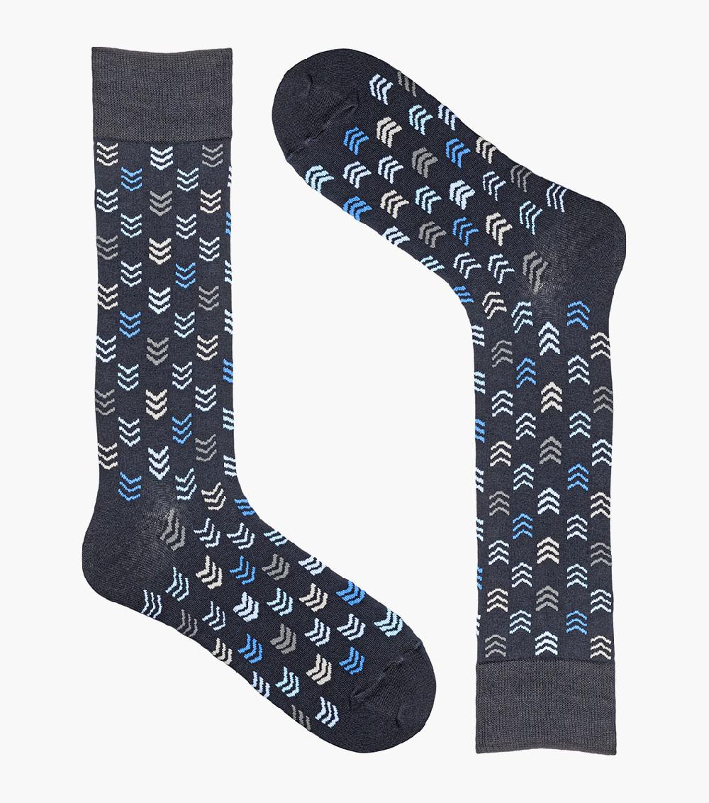 Stacy Adams Mini Chevron Men’s Crew Dress Sock Men’s Socks