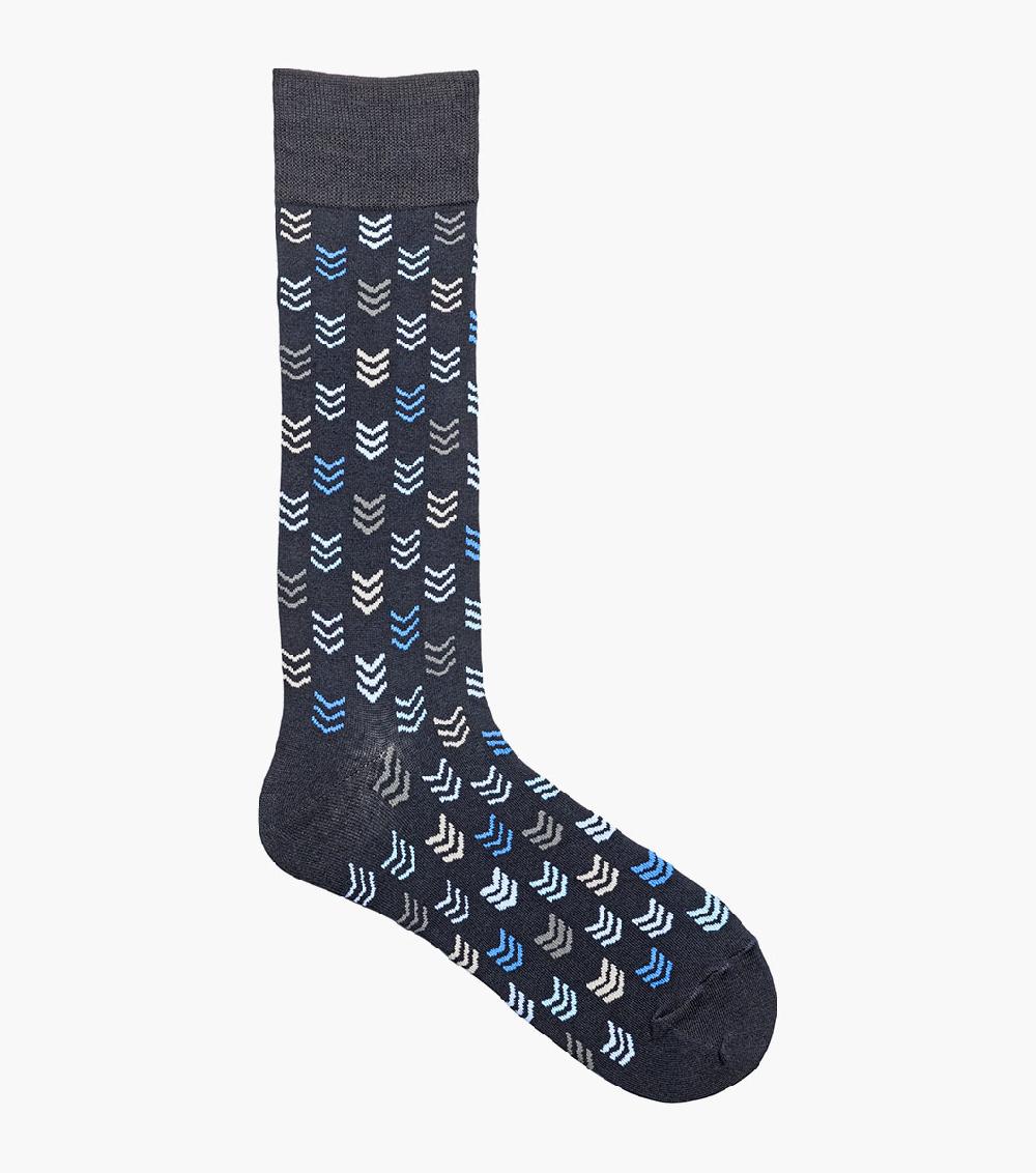 Stacy Adams Mini Chevron Men’s Crew Dress Sock Men’s Socks