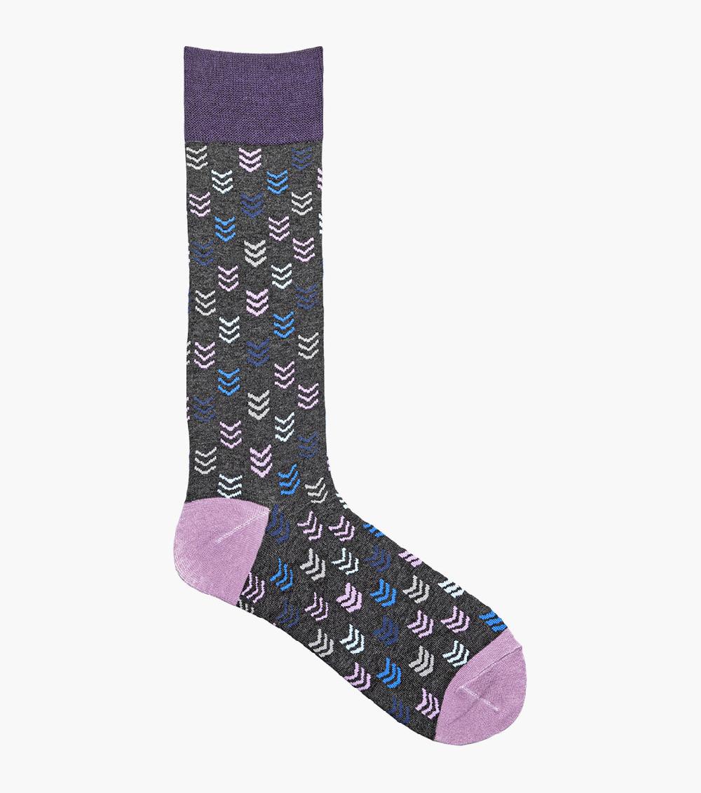 Stacy Adams Mini Chevron Men’s Crew Dress Sock Men’s Socks