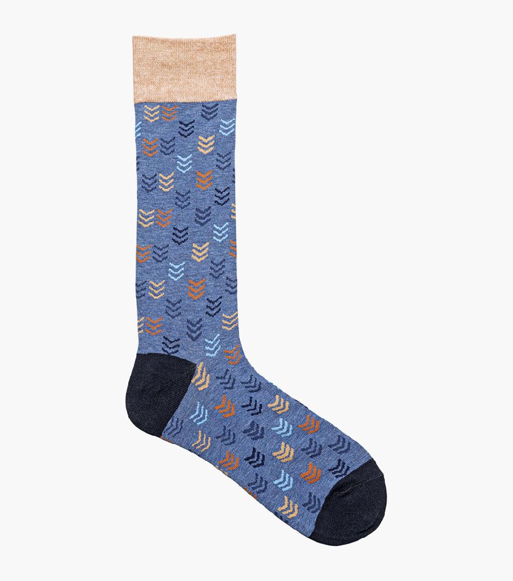 Stacy Adams Mini Chevron Men’s Crew Dress Sock Men’s Socks