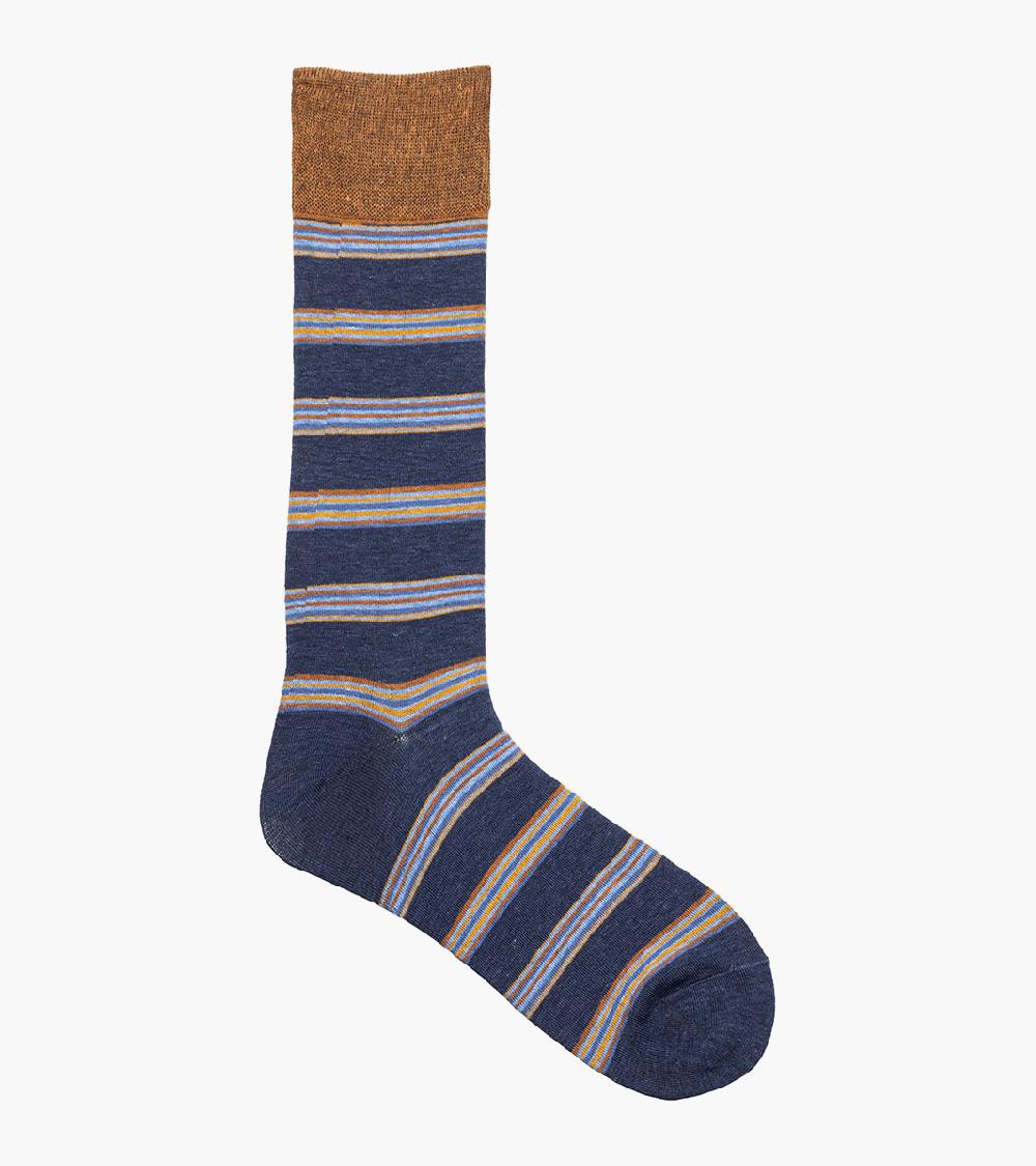 Stacy Adams Mini Stripe Men's Crew Dress Socks Men’s Socks