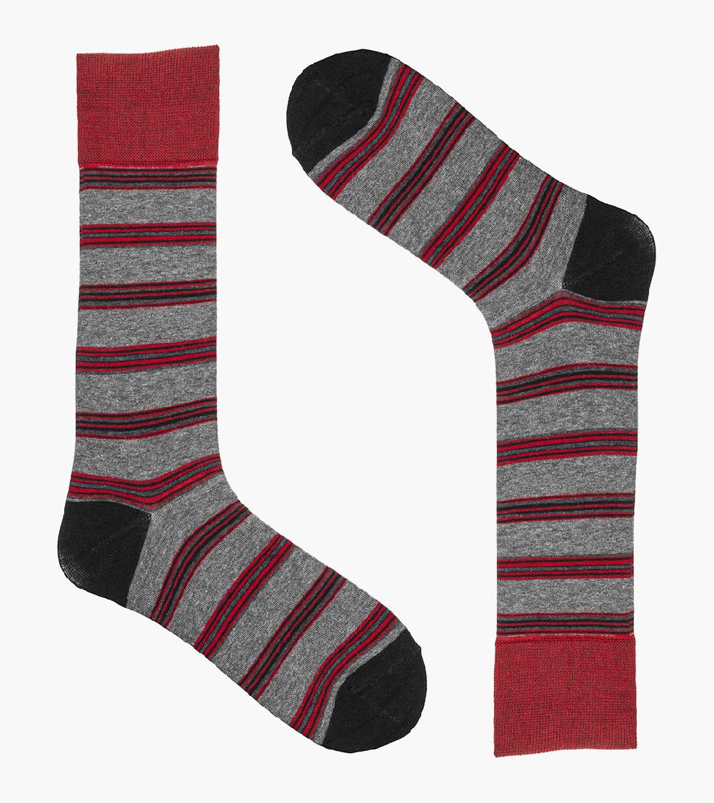Stacy Adams Mini Stripe Men's Crew Dress Socks Men’s Socks