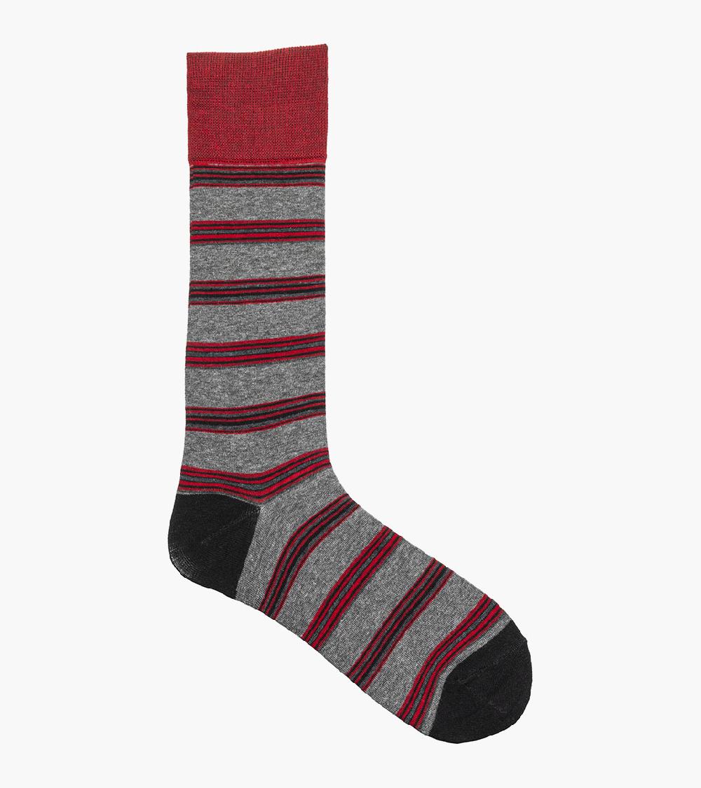 Stacy Adams Mini Stripe Men's Crew Dress Socks Men’s Socks