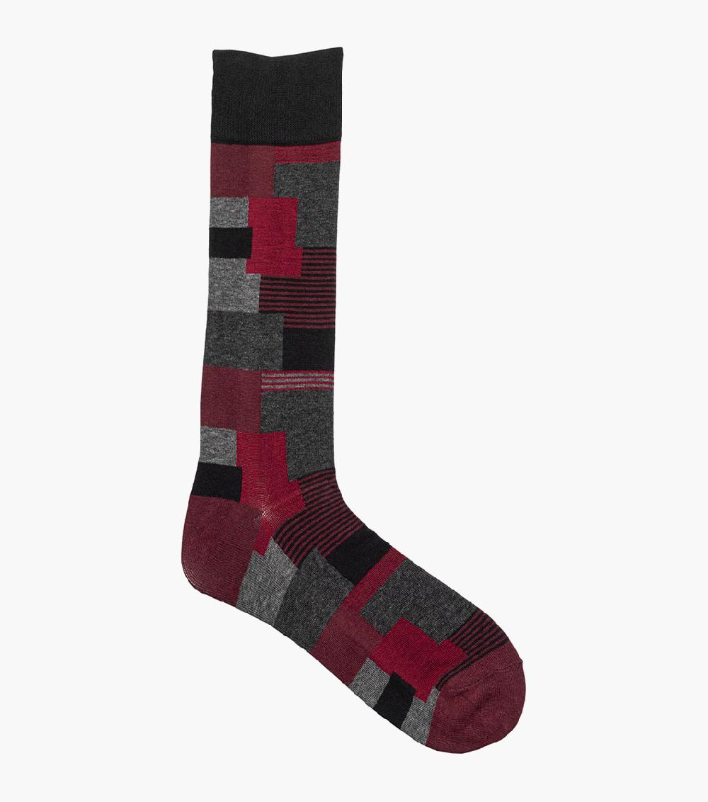 Stacy Adams Modern Motif Men's Crew Dress Sock Men’s Socks