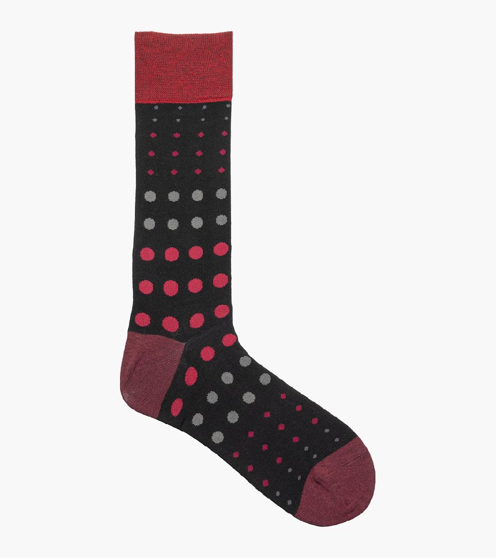 Stacy Adams Multi-Size Dots Men's Crew Dress Socks Men’s Socks