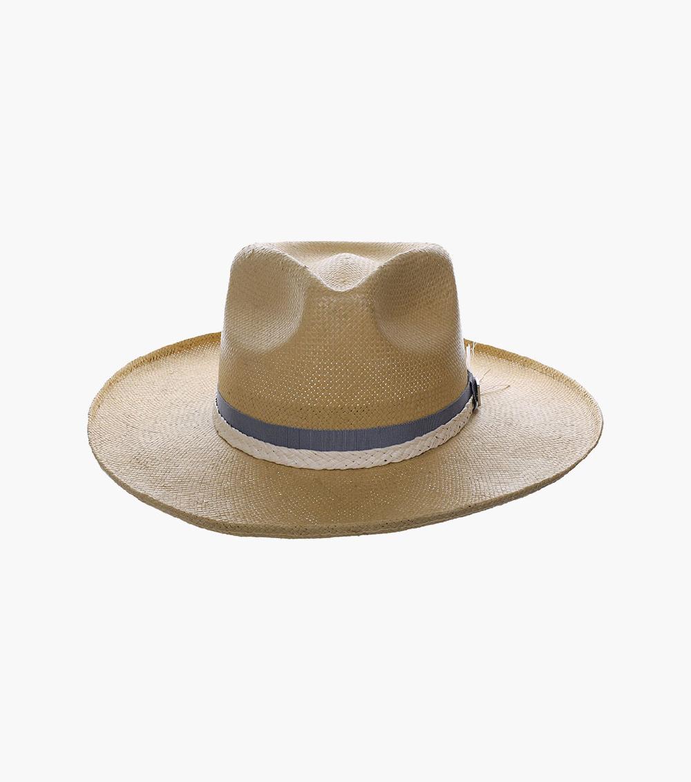 Stacy Adams New York Fedora Toyo Pinch Front Hat Men’s Hats
