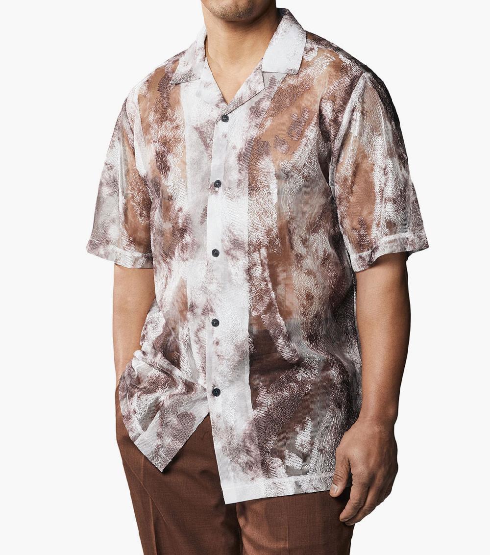 stacy adams Odin Button Down Shirt Men’s Casual Wear