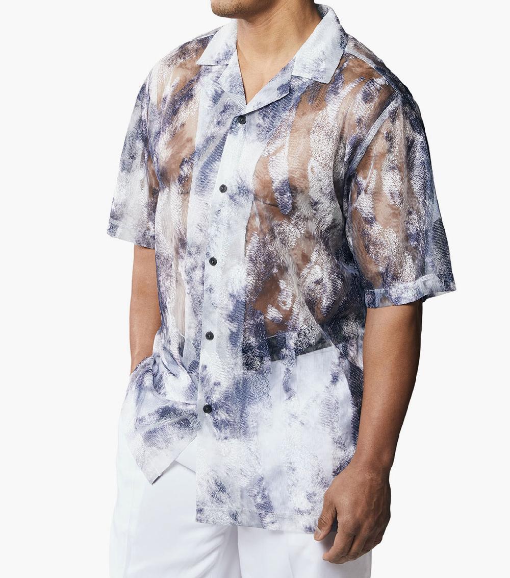 stacy adams Odin Button Down Shirt Men’s Casual Wear