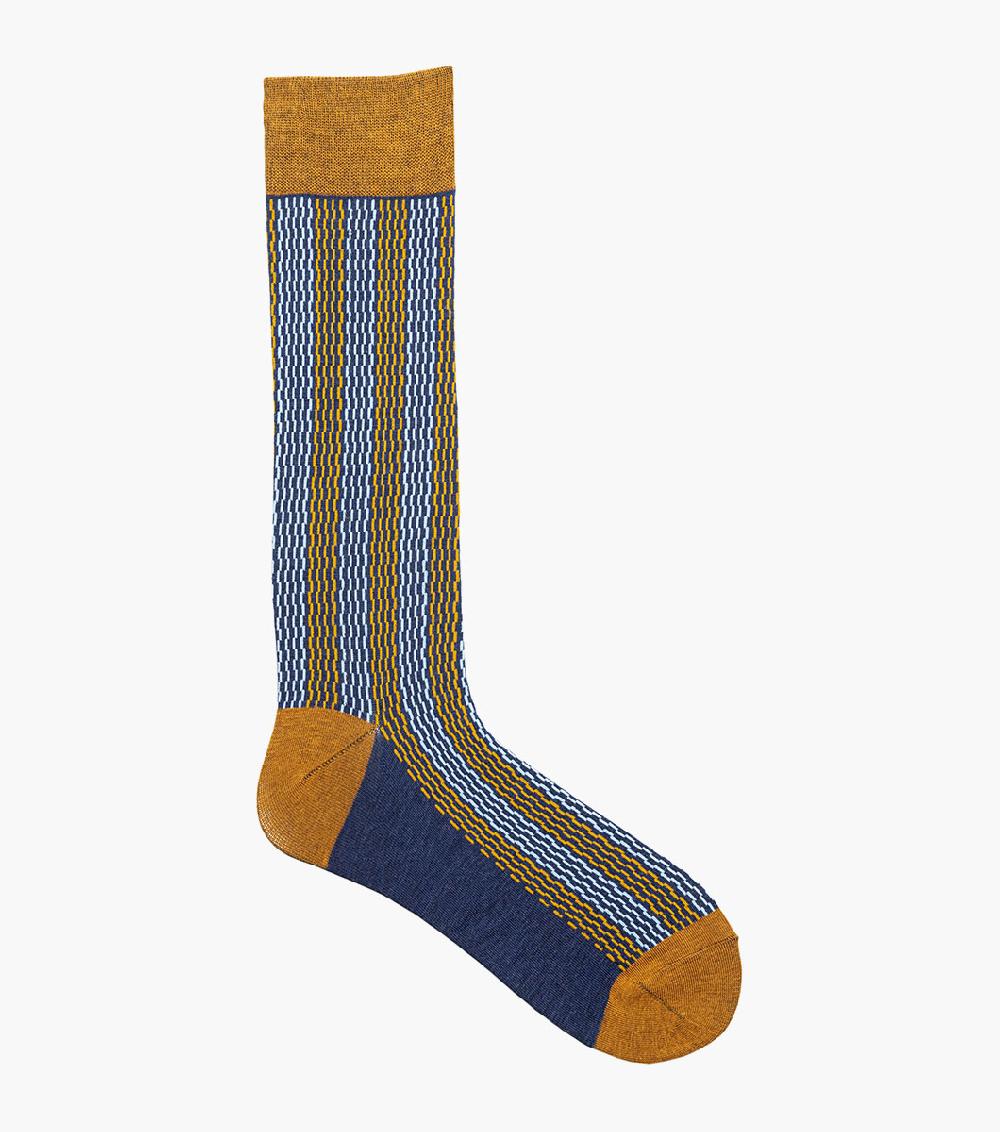 Stacy Adams Offset Lines Men’s Crew Dress Sock Men’s Socks