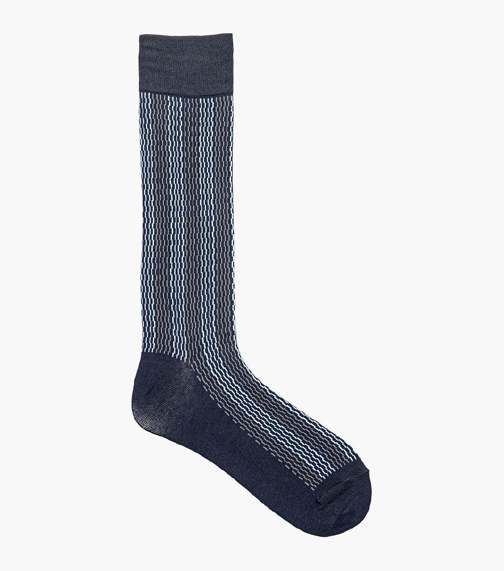 Stacy Adams Offset Lines Men’s Crew Dress Sock Men’s Socks