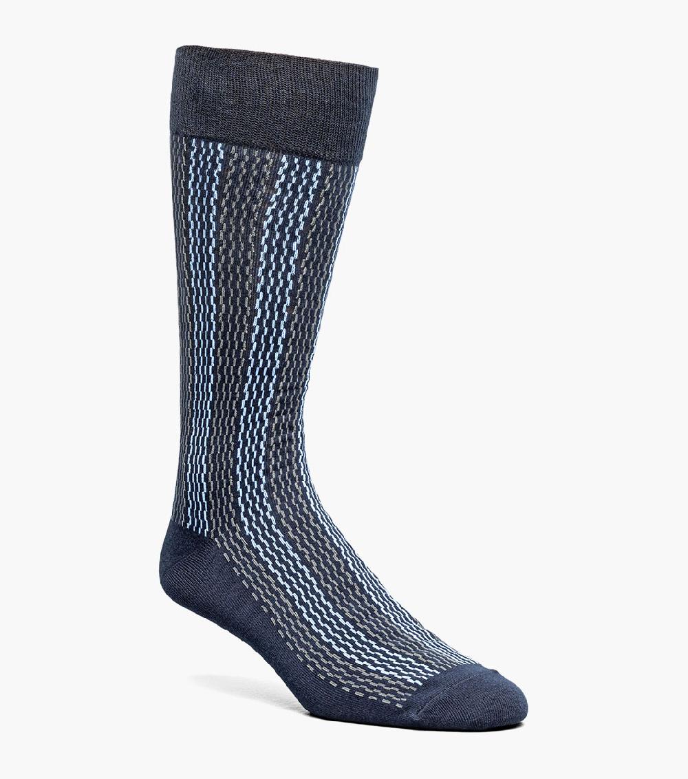 stacy adams Offset Lines Men’s Crew Dress Sock Men’s Socks