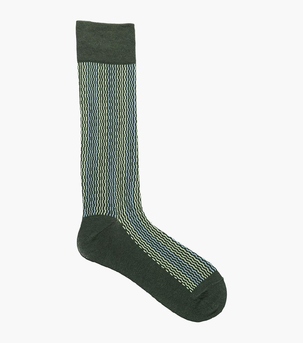 Stacy Adams Offset Lines Men’s Crew Dress Sock Men’s Socks