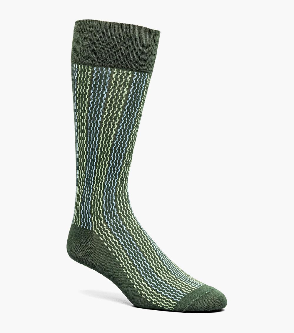 stacy adams Offset Lines Men’s Crew Dress Sock Men’s Socks