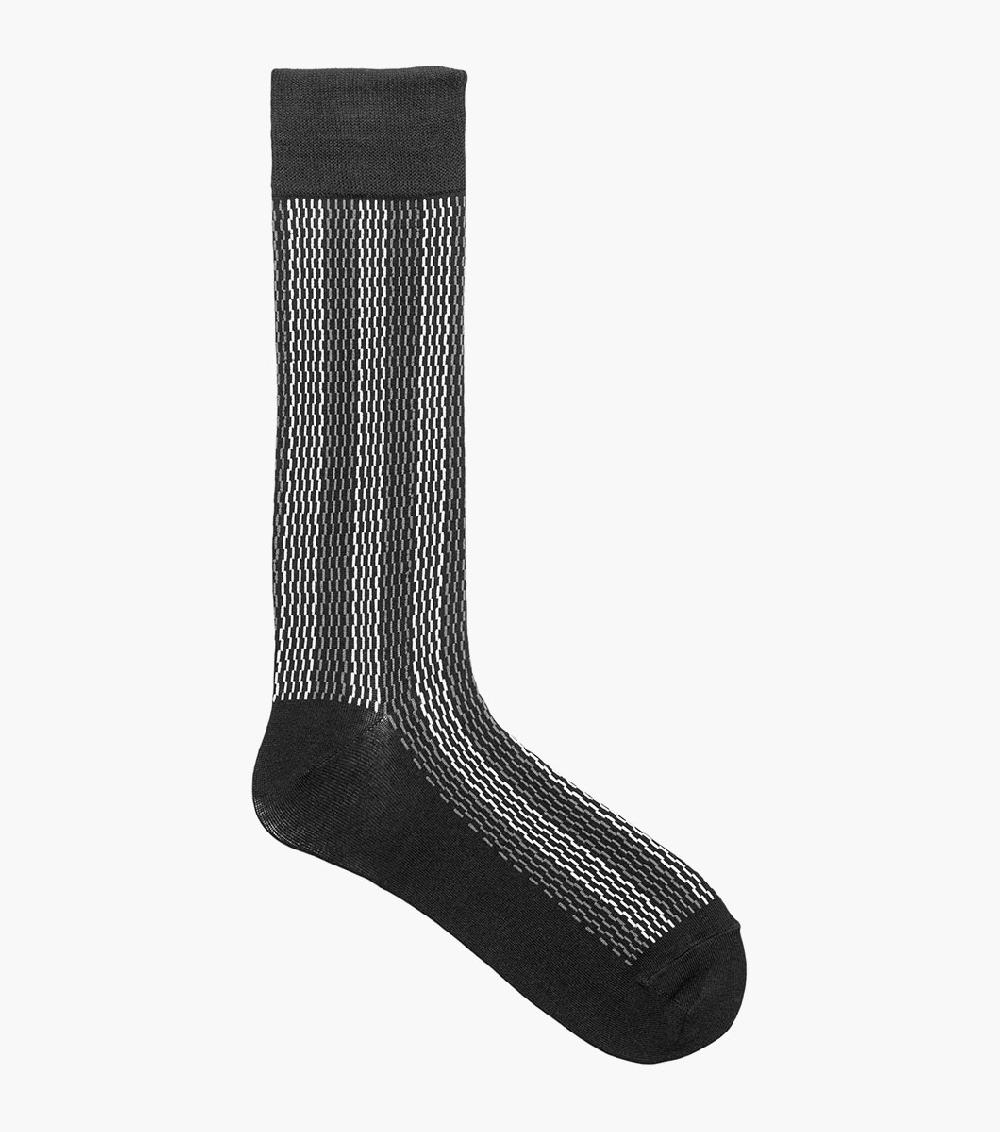 Stacy Adams Offset Lines Men’s Crew Dress Sock Men’s Socks