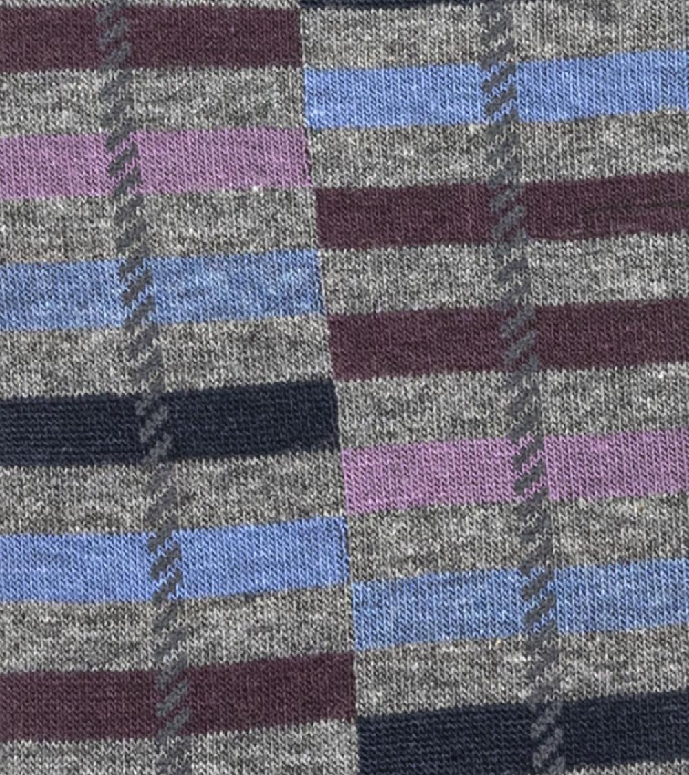 Stacy Adams Offset Stripe Men's Crew Dress Socks Men’s Socks