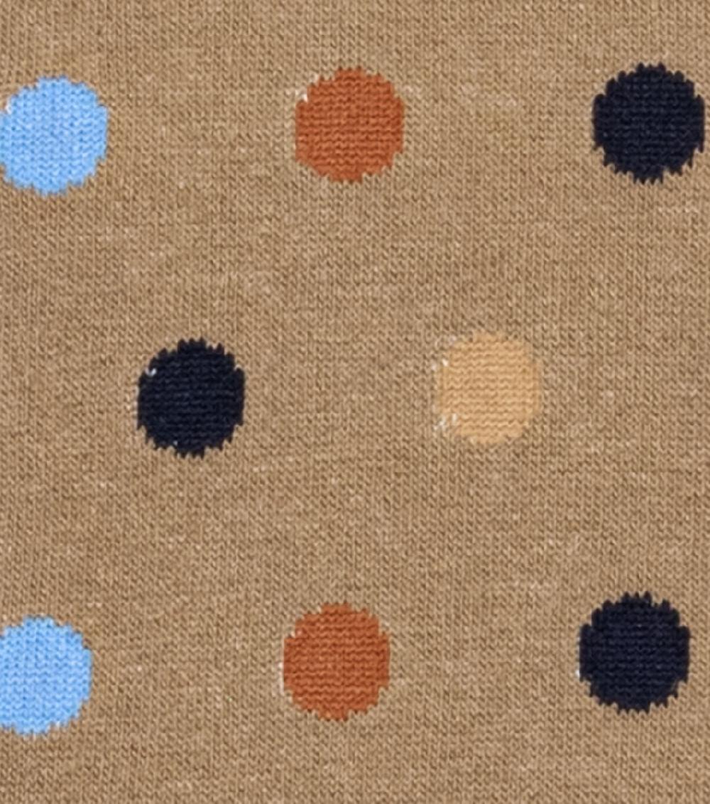 Stacy Adams Oversize Polka Dots Men's Crew Dress Sock Men’s Socks