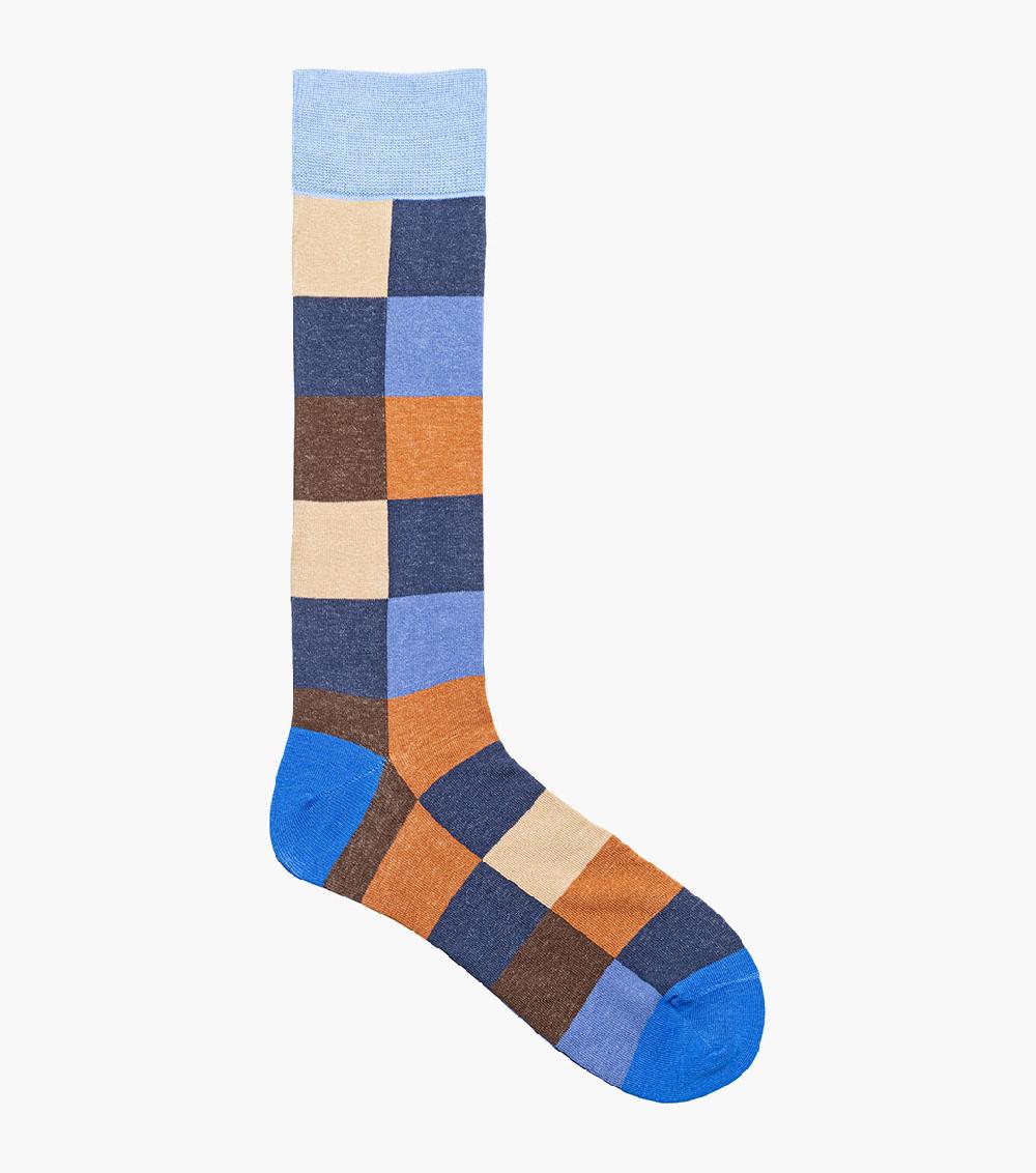 Stacy Adams Oversized Checks Men’s Crew Dress Sock Men’s Socks