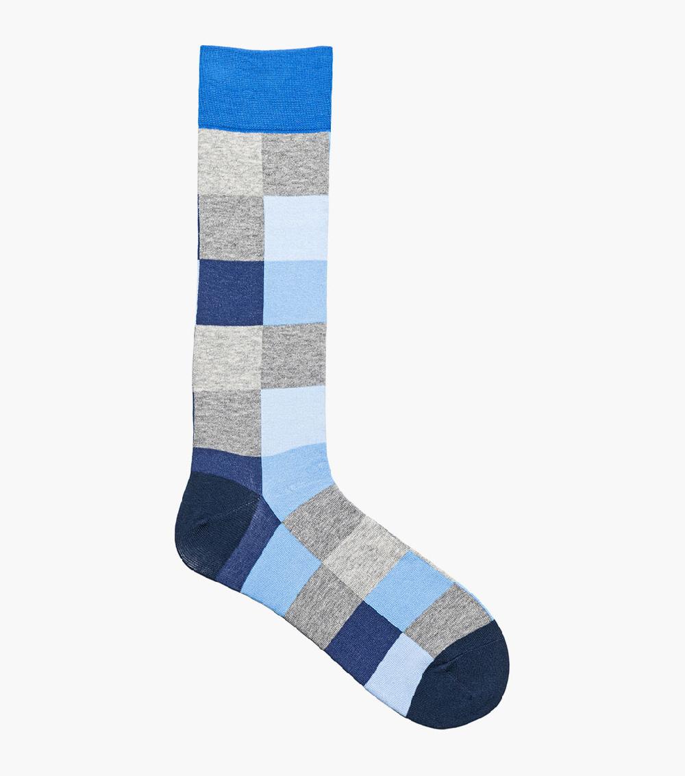 Stacy Adams Oversized Checks Men’s Crew Dress Sock Men’s Socks