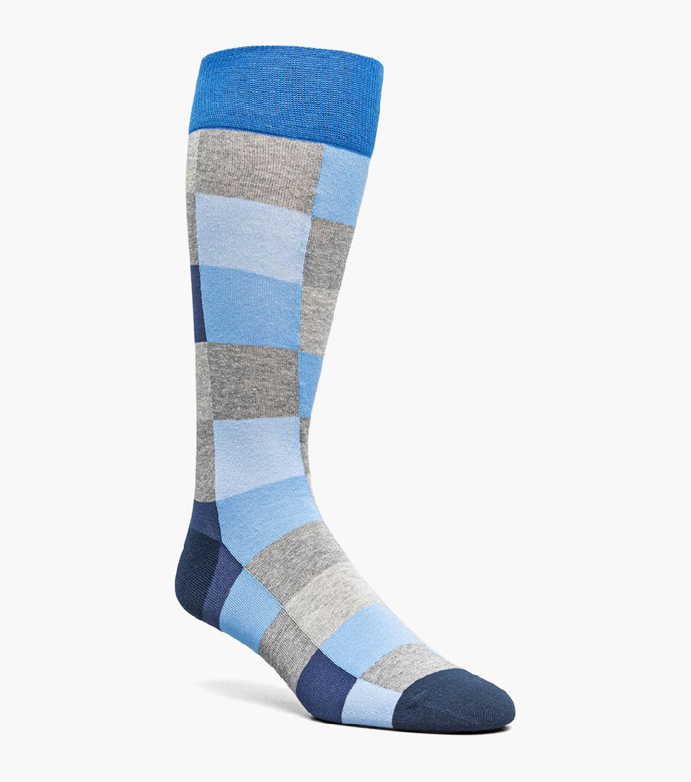 stacy adams Oversized Checks Men’s Crew Dress Sock Men’s Socks