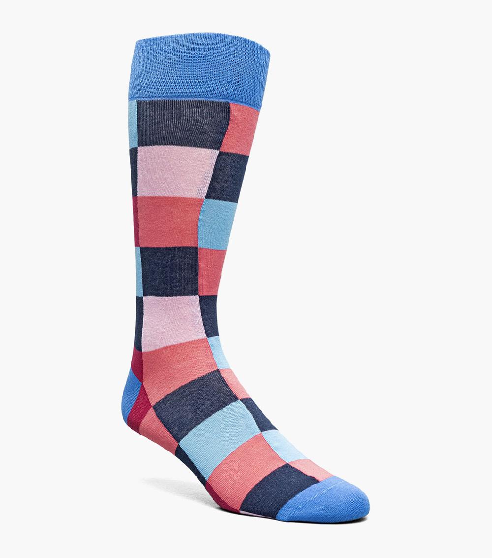stacy adams Oversized Checks Men’s Crew Dress Sock Men’s Socks