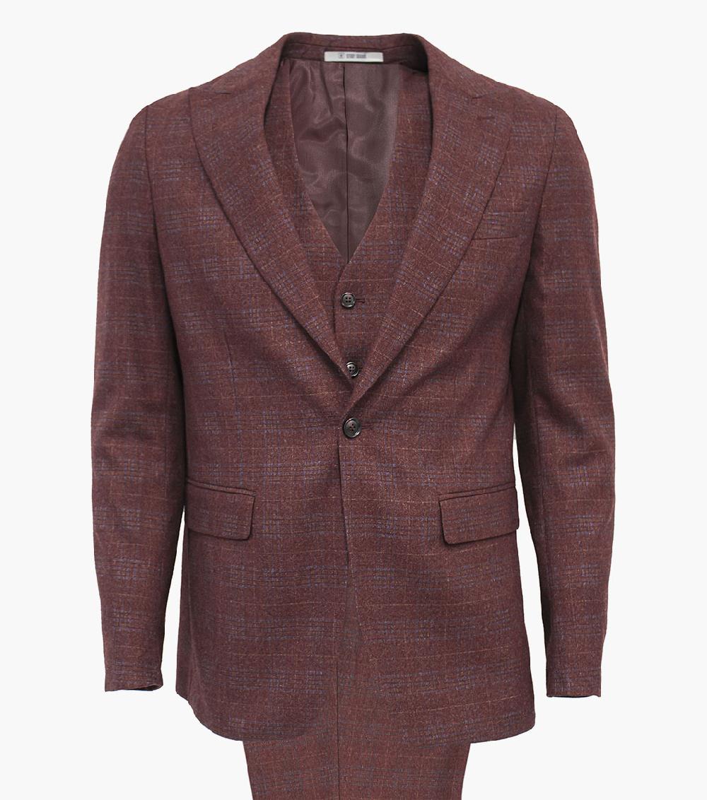 stacy adams Pantani 3 Piece Vested Suit Men’s Suits