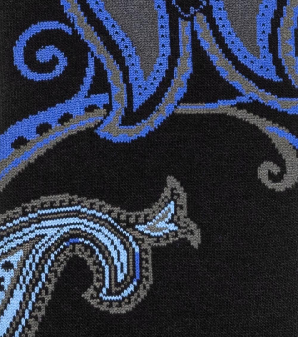 Stacy Adams Pop Of Paisley Men's Crew Dress Sock Men’s Socks