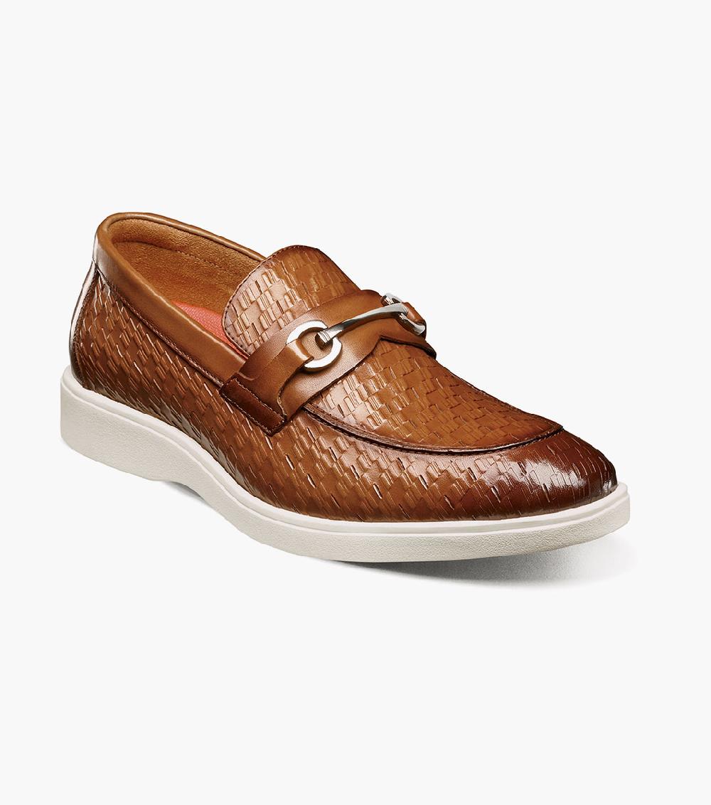 stacy adams Salyer Moc Toe Bit Slip On Men’s Casual Shoes