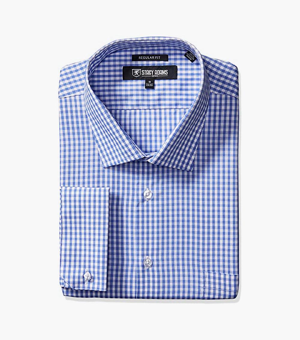 stacy adams Sarasota Dress Shirt Point Collar Dress Shirts