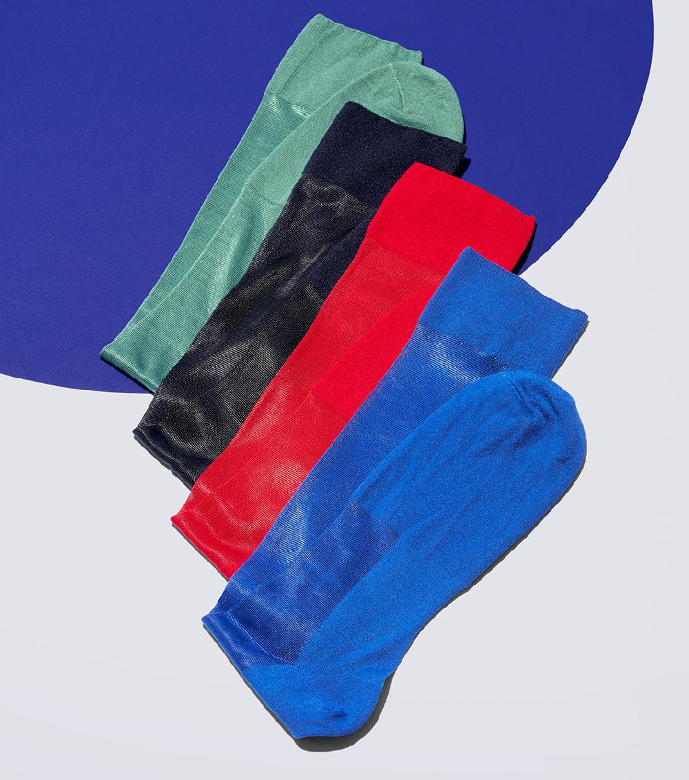 Stacy Adams Silky Sheer Men's Crew Dress Sock Men’s Socks