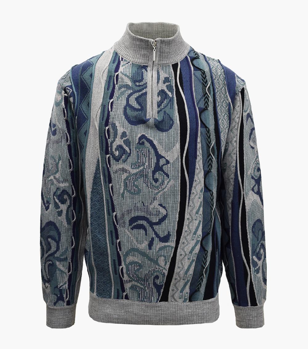 stacy adams Sinclair Quarter Zip Sweater Men’s Casual Wear