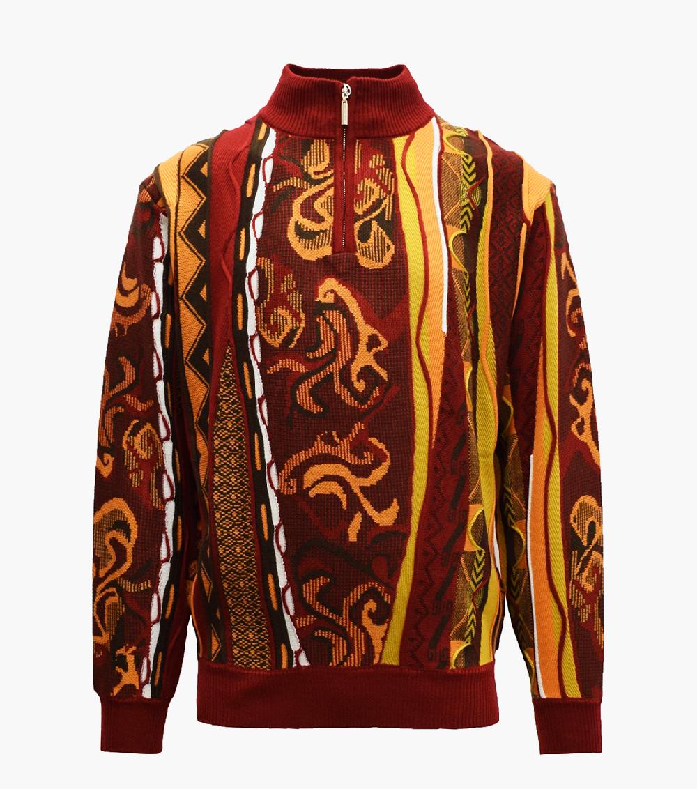 stacy adams Sinclair Quarter Zip Sweater Men’s Casual Wear