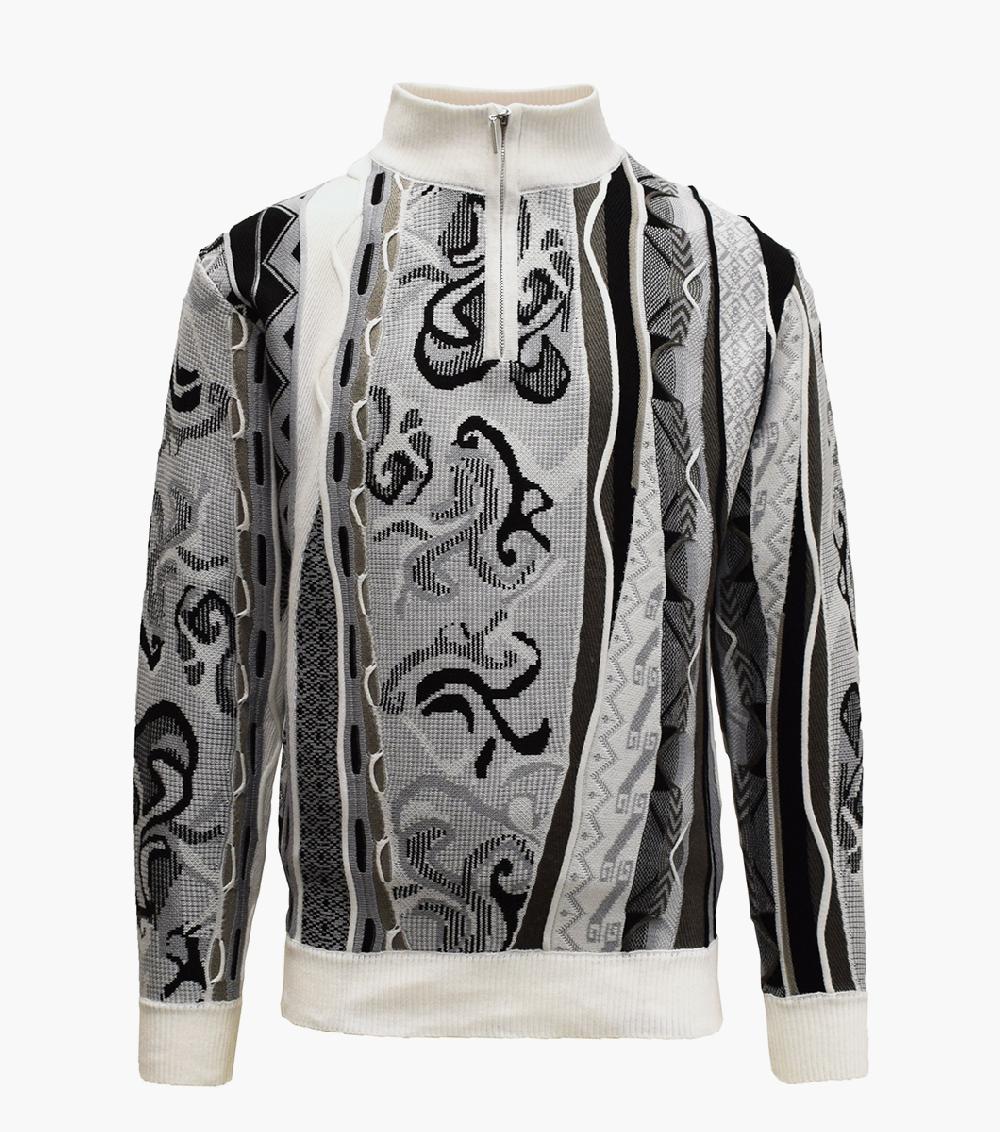 stacy adams Sinclair Quarter Zip Sweater Men’s Casual Wear